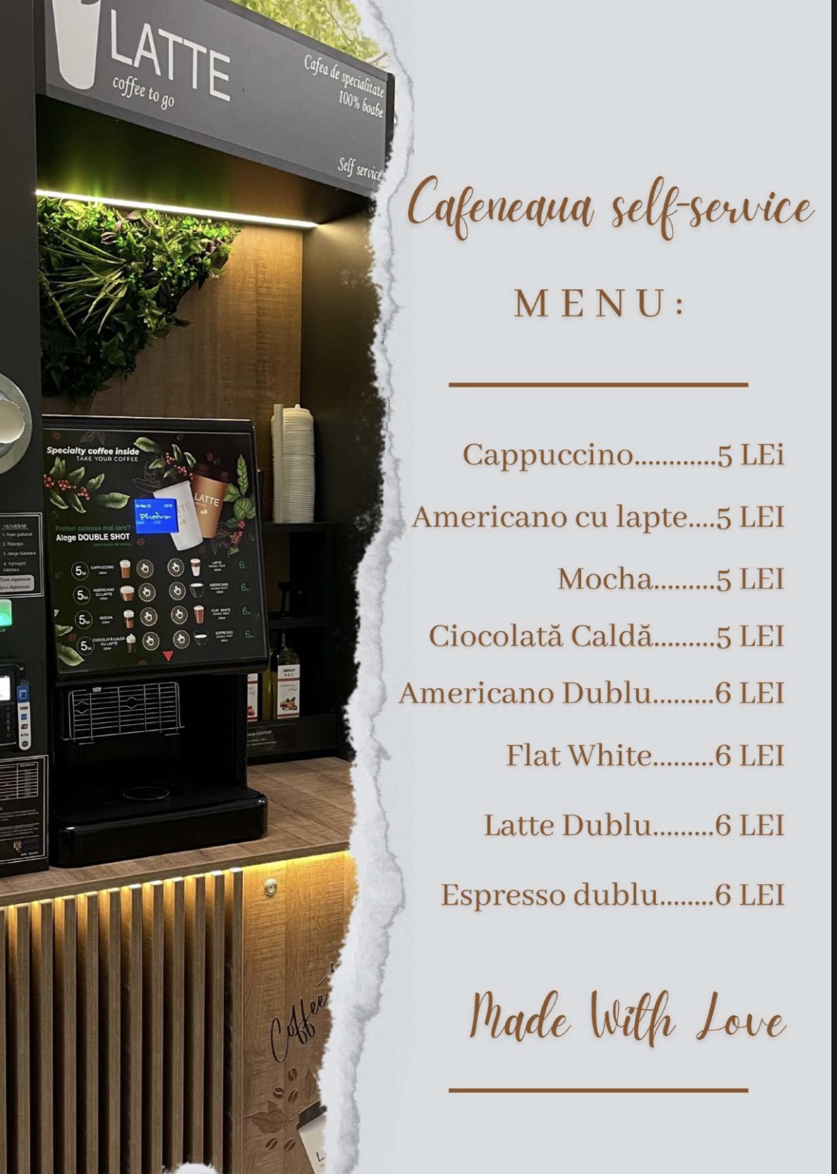 Cafenea Latte Coffee to Go